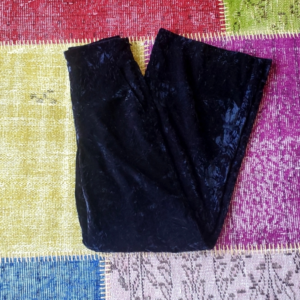 velvet flare pants